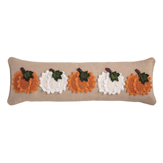 pumpkin knit pillow