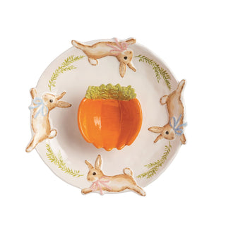 bunny chip & dip set