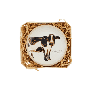 boxed cow tidbit dish
