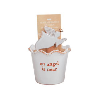 angel remembrance planter set