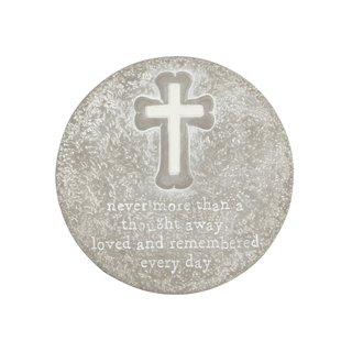 cross remembrance step stone