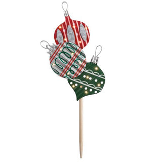 ornament light-up yard stake