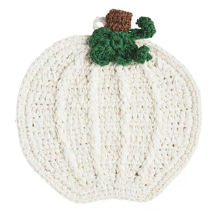 white pumpkin trivet