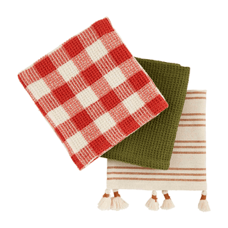 orange cotton towel set