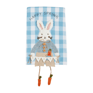 happy spring dangle leg towel