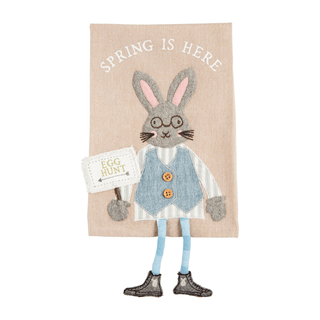 spring is here dangle towel