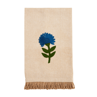 floral embroidery towel - assorted