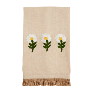 floral embroidery towel - assorted