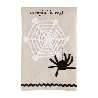 creepin it real crochet dish towel