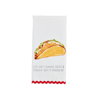 fiesta themes print hand towels - assorted