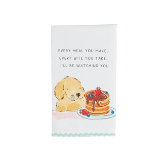dog & cat themes ric-rac hand towels - assorted