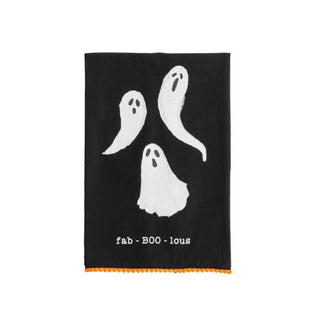 ghosts hallow printed towel