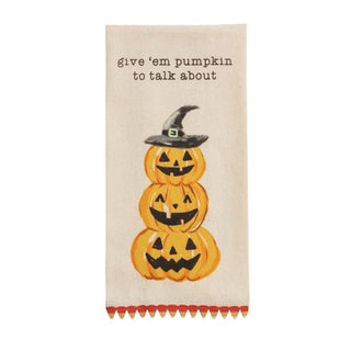pumpkins hallow printed towel