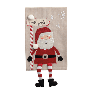 christmas dangle towels - assorted