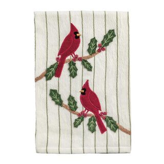 cardinals applique towel