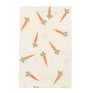 embroidered bunny towel - assorted