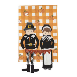 fall dangle leg dish towels - assorted