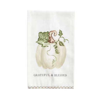 grateful gingham hem towel