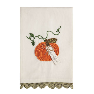 beaded embroidery gather towels - assorted
