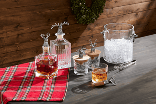 deer decanters - assorted