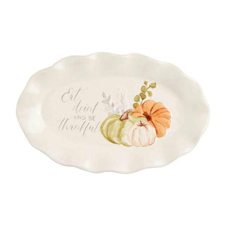 a grateful heart sentiment plate