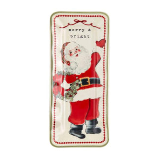 santa vintage everything plate