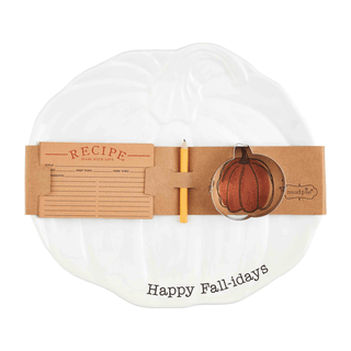 happy fall cookie plate set