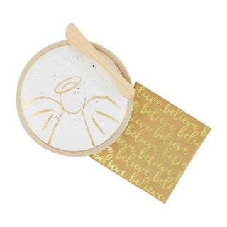 angel gold appetizer set