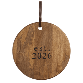 est. 2026 wood board