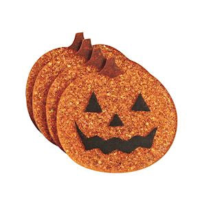 halloween inspired acrylic coasters - assorted