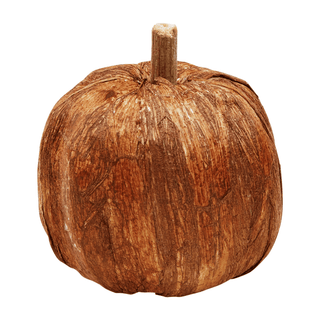 mini raffia pumpkins - assorted