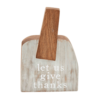 short wood pumpkin plaque