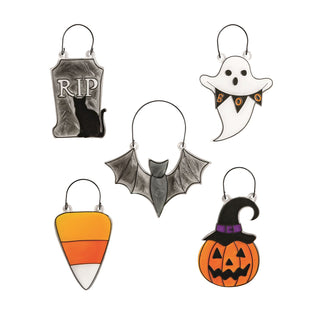 halloween sun catchers - assorted