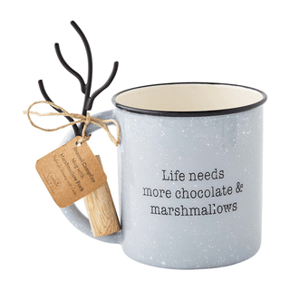 marshmallow camping mugs - assorted