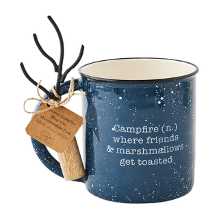 marshmallow camping mugs - assorted