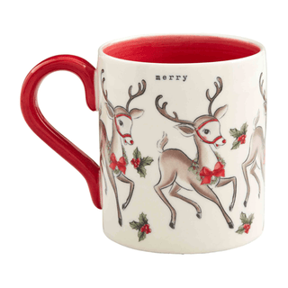 vintage reindeer mug