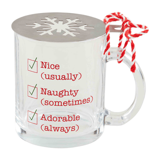 snowflake mug & stencil set