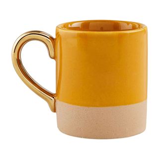 mustard coffee mug