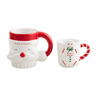 christmas big & little mug set