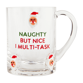 naughty but nice icon glass mug