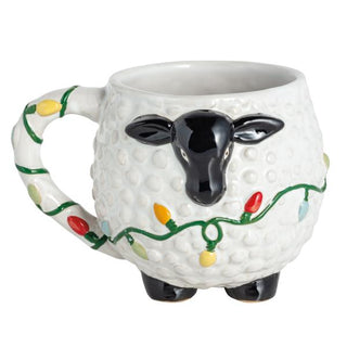 christmas sheep mug
