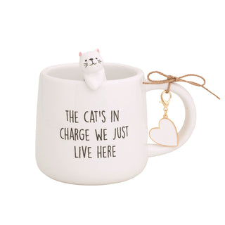 cat figure mugs - assorted