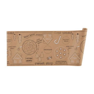 holiday kraft paper table runner