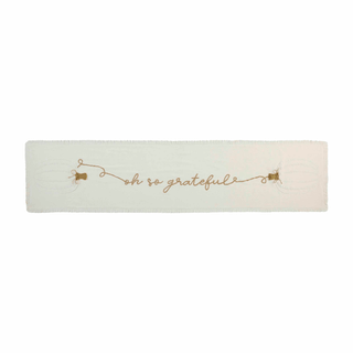 grateful pumpkin table runner