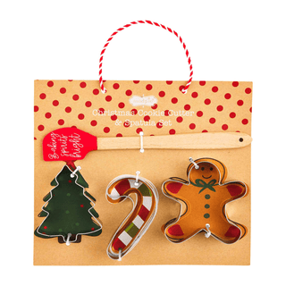 red christmas cookie cutter set