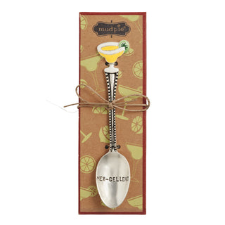 enamel salsa spoons - assorted