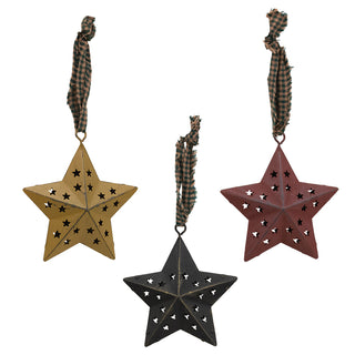 cutout star ornaments -assorted