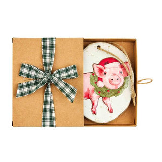 pig christmas ornament