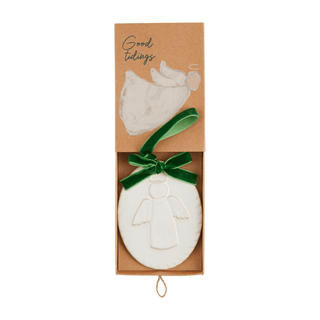 good tidings layered ornament