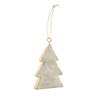 tree gold concrete ornament
